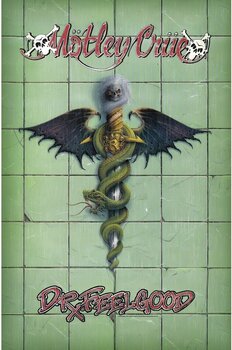 Vlajka / Plakát Mötley Crüe Doctor Feelgood Textilní plakát - 1