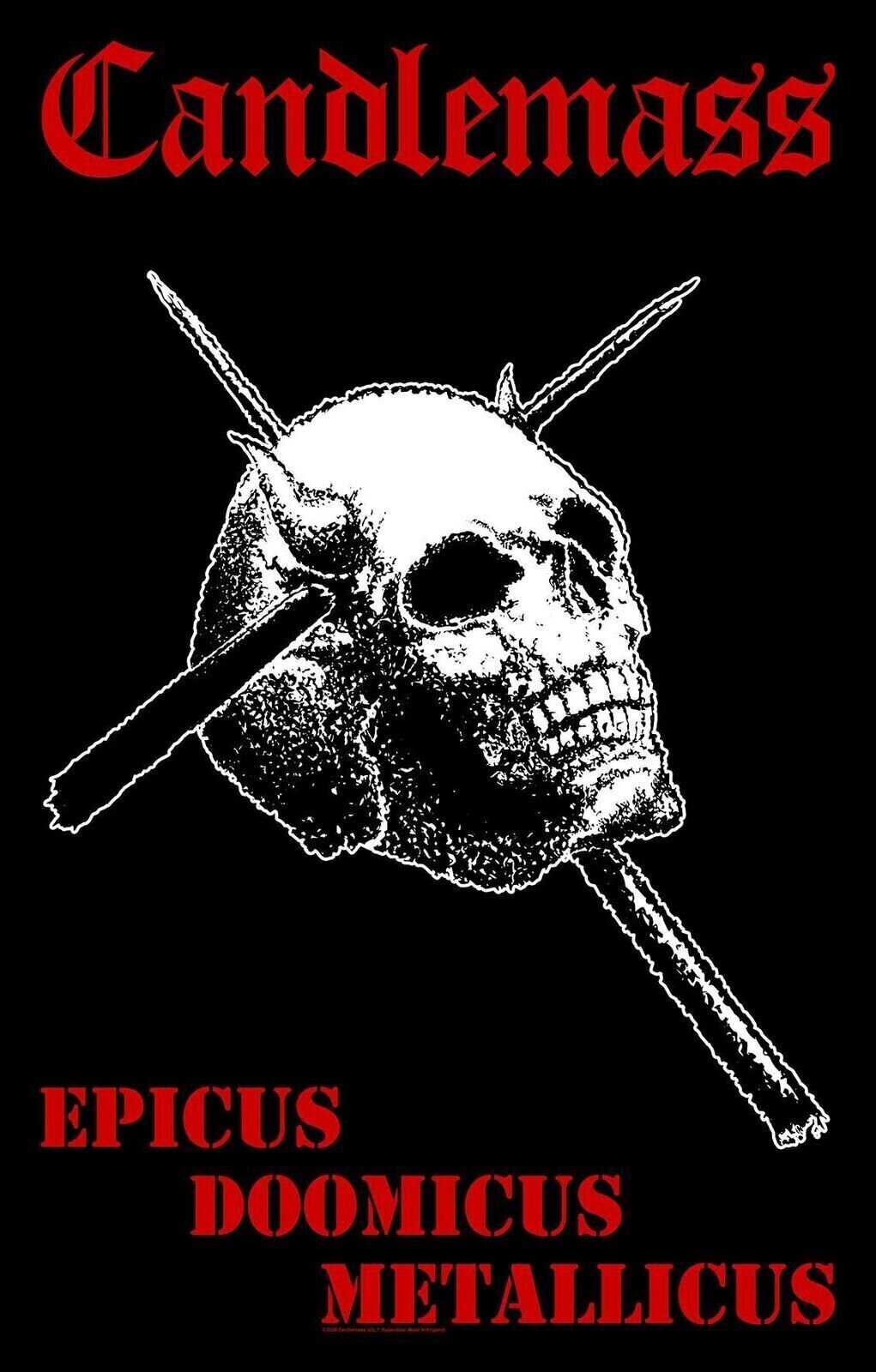 Знаме/Плакат Candlemass Epicus Doomicus Metallicus Текстилен плакат