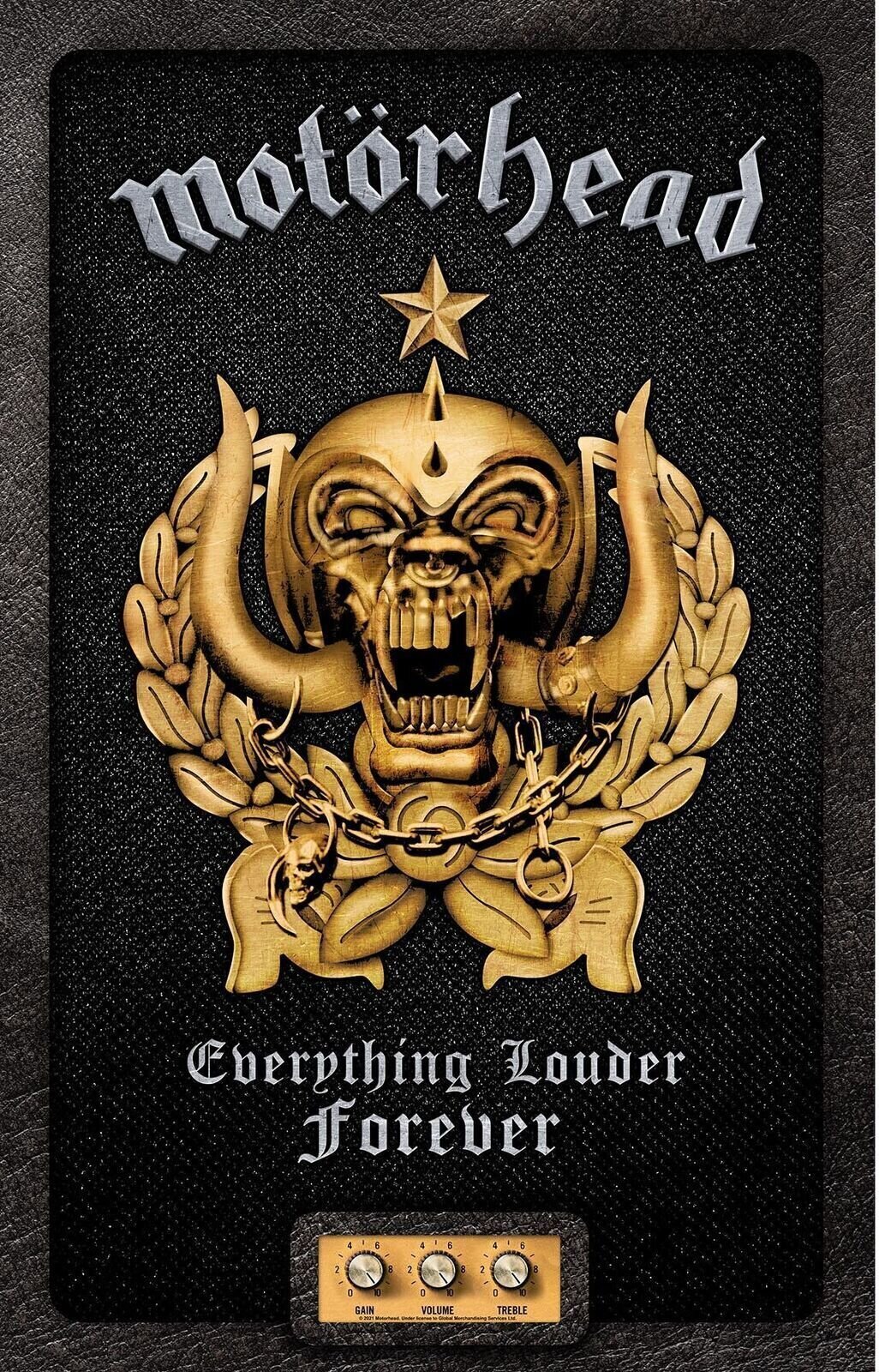 Flag / Poster Motörhead Everything Louder Forever Textile Poster