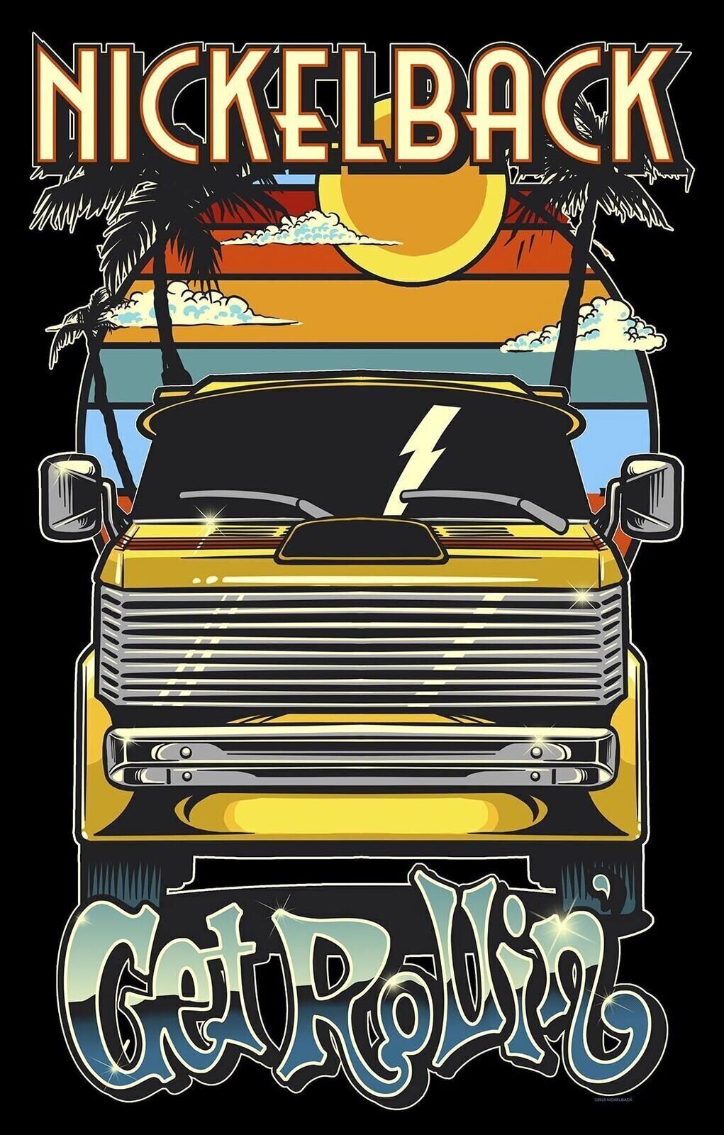 Flag / Poster Nickelback Get Rollin' Textile Poster