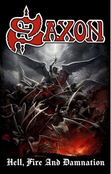 Flag / Poster Saxon Hell, Fire And Damnation Textile Poster - 1