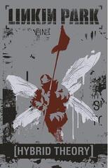 Zászló / plakát Linkin Park Hybrid Theory Textil poszter