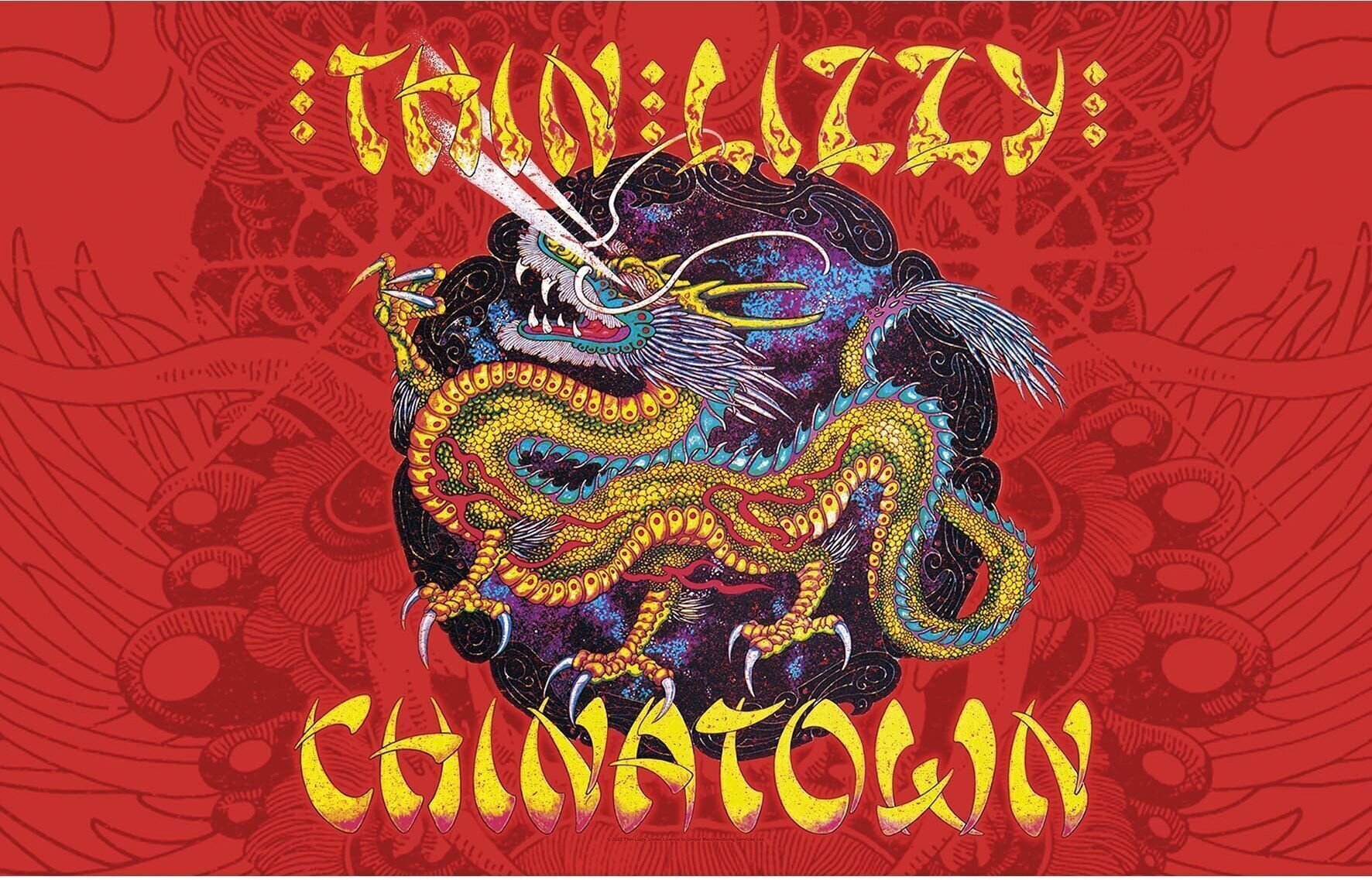 Знаме/Плакат Thin Lizzy Chinatown Текстилен плакат