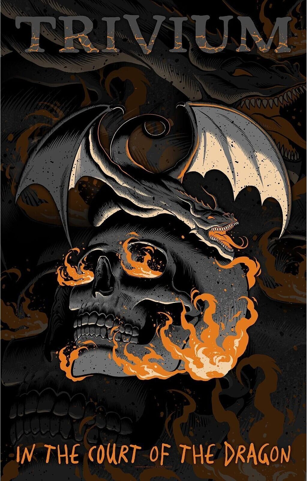 Σημαία / Αφίσα Trivium In The Court Of The Dragon Υφασμάτινη αφίσα