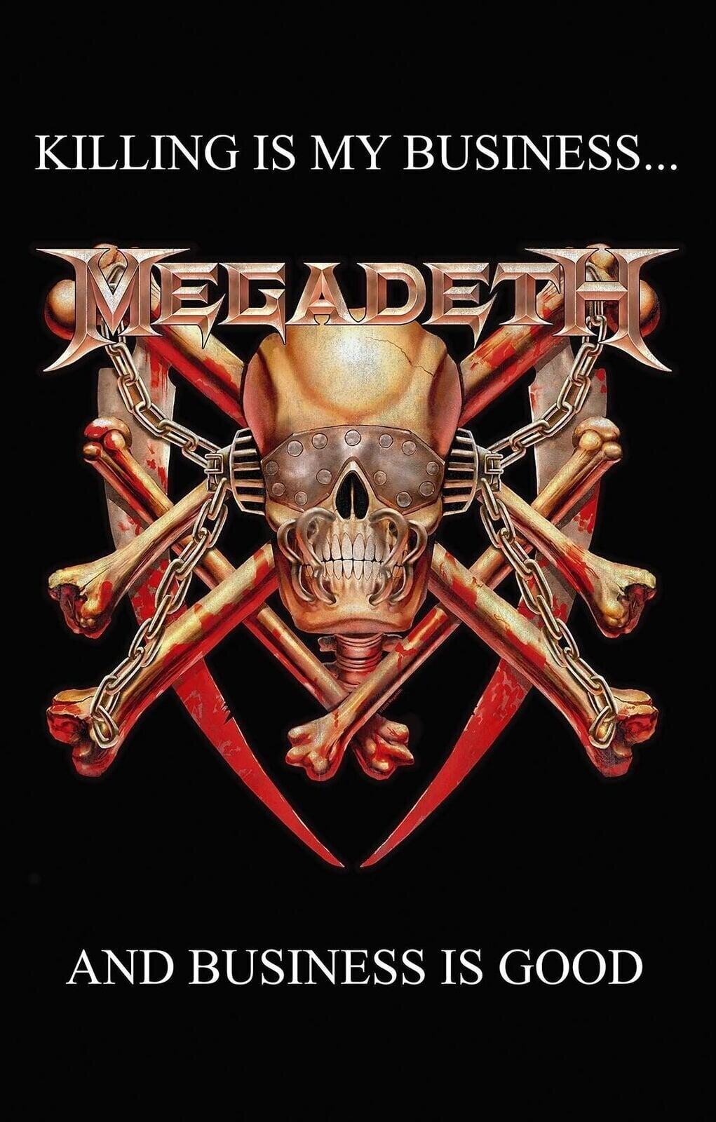 Flagg / Plakat Megadeth Killing Is My Business Tekstilplakat