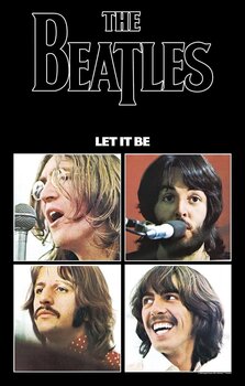 Flagge / Poster The Beatles Let It Be Textilposter - 1