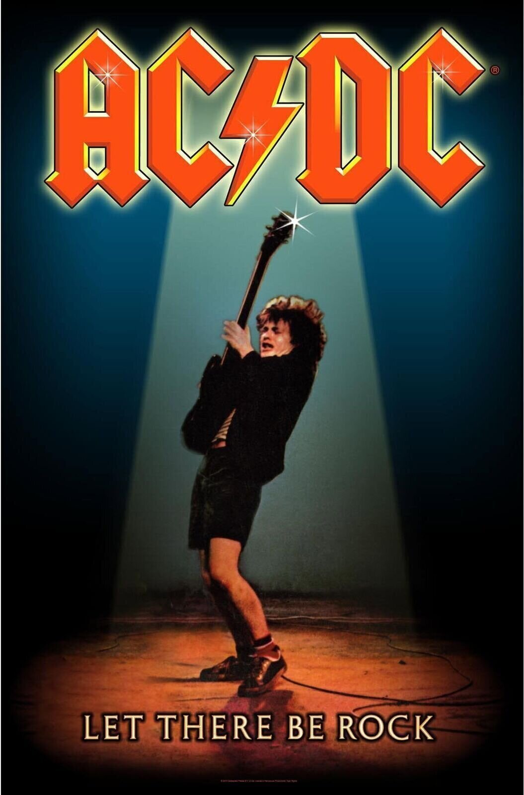 Flagge / Poster AC/DC Let There Be Rock Textilposter