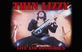 Σημαία / Αφίσα Thin Lizzy Live And Dangerous Υφασμάτινη αφίσα
