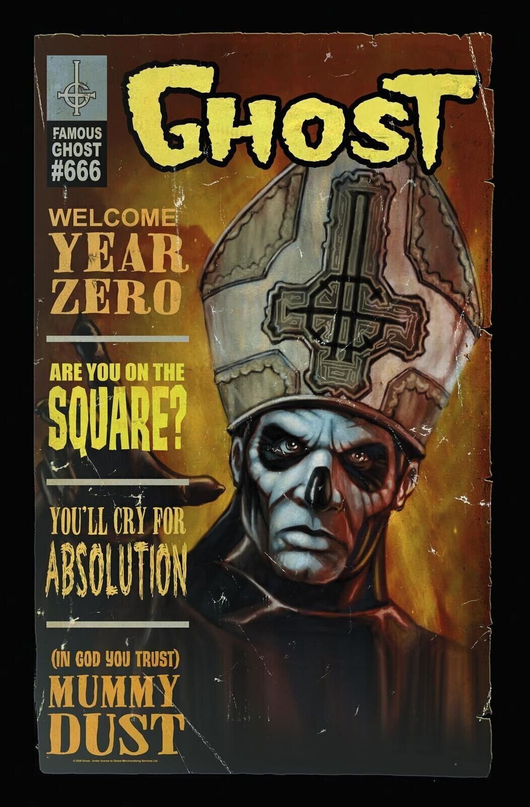 Σημαία / Αφίσα Ghost Magazine Υφασμάτινη αφίσα