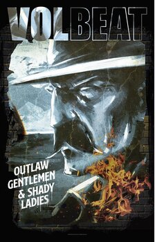 Flagg / Plakat Volbeat Outlaw Gentlemen Tekstilplakat - 1
