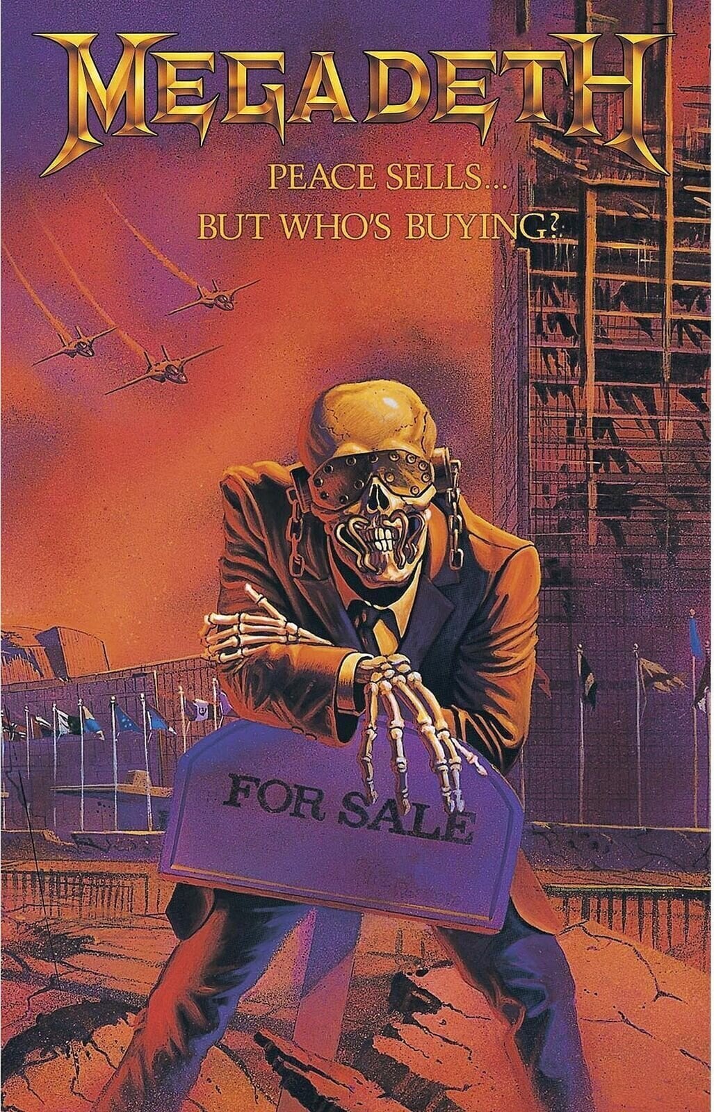 Vlajka / Plakát Megadeth Peace Sells Textilní plakát