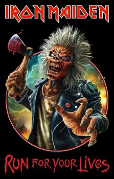 Flag / Poster Iron Maiden Run For Your Lives Textile Poster - 1