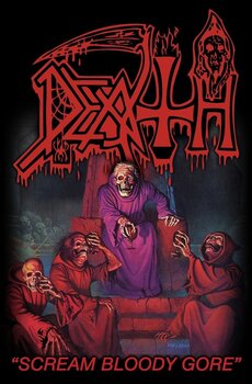 Flagg / Plakat Death Scream Bloody Gore Tekstilplakat - 1