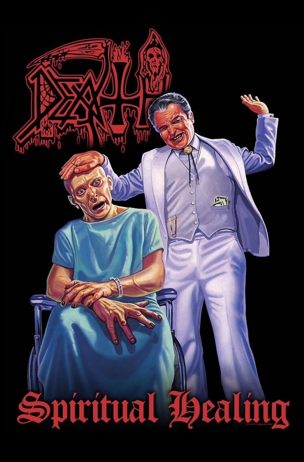 Σημαία / Αφίσα Death Spiritual Healing Υφασμάτινη αφίσα