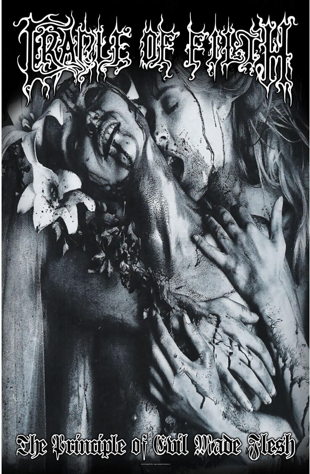 Σημαία / Αφίσα Cradle Of Filth The Principle Of Evil Made Flesh Υφασμάτινη αφίσα
