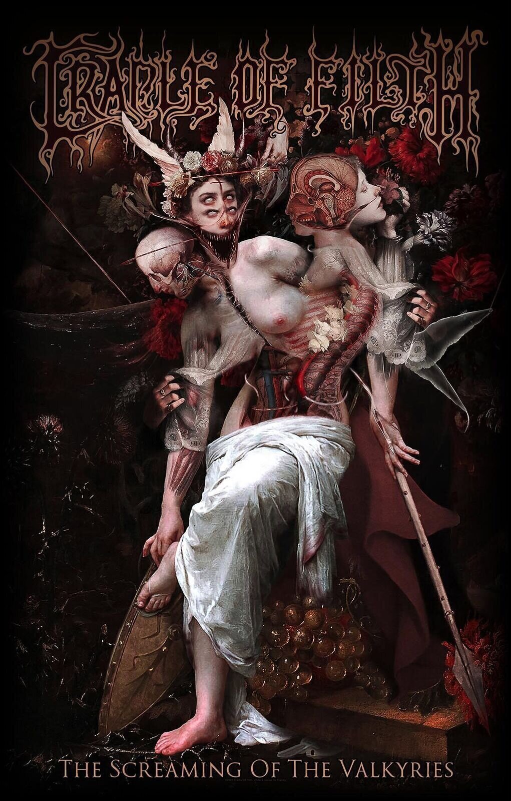 Знаме/Плакат Cradle Of Filth The Screaming Of The Valkyries Текстилен плакат