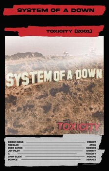 Σημαία / Αφίσα System of a Down Toxicity Υφασμάτινη αφίσα - 1