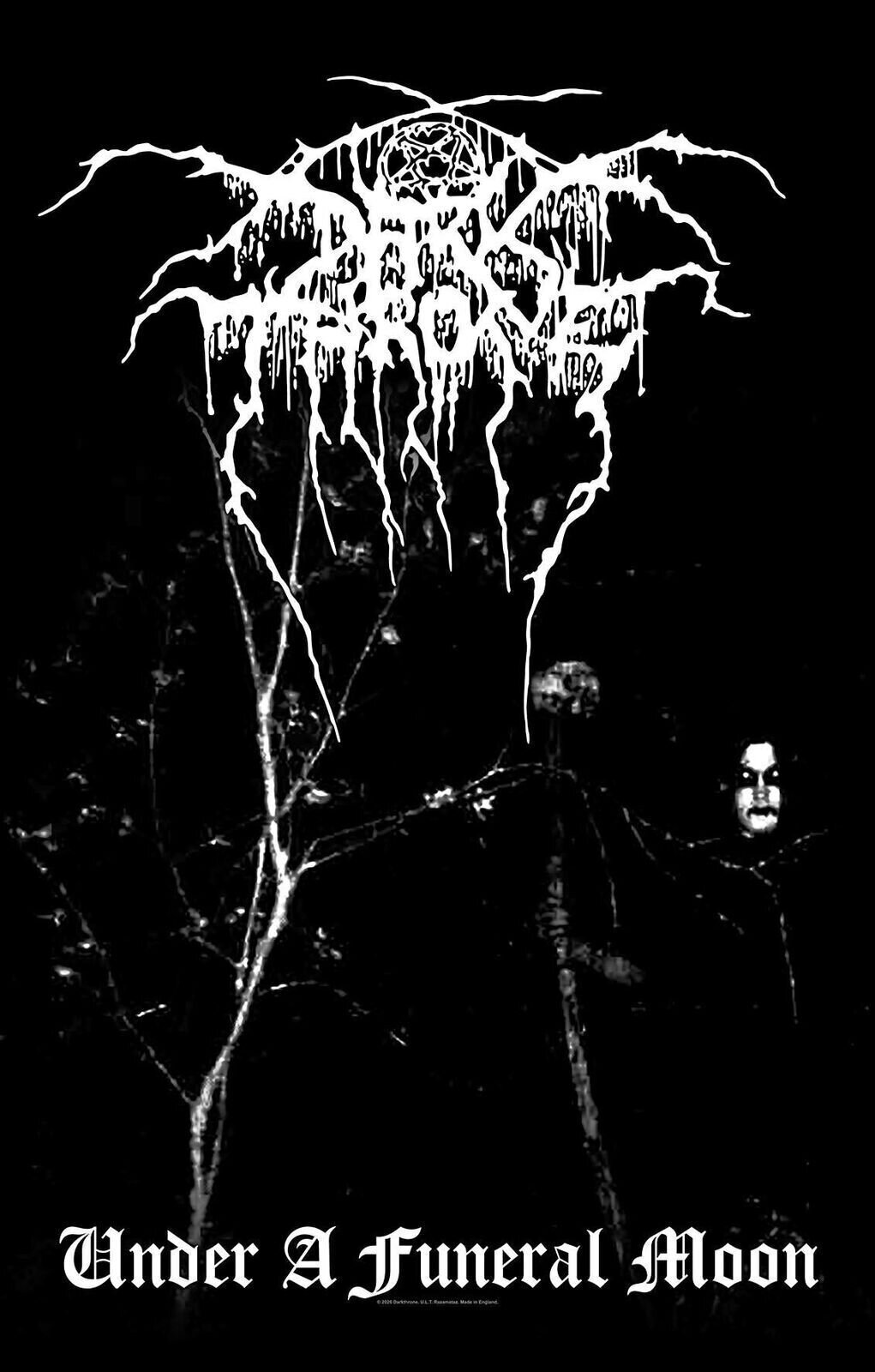 Vlajka / Plakát Darkthrone Under A Funeral Moon Textilní plakát