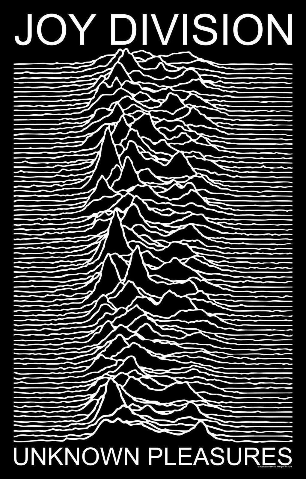 Знаме/Плакат Joy Division Unknown Pleasures Текстилен плакат