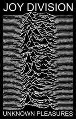 Flagg / Plakat Joy Division Unknown Pleasures Tekstilplakat