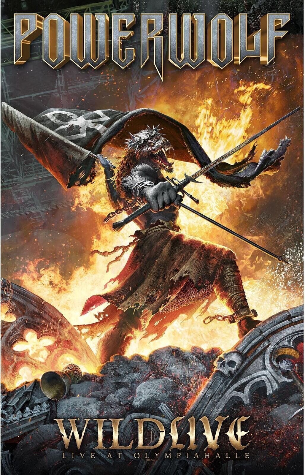 Flag / Poster Powerwolf Wildlive Textile Poster