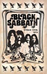 Flag / Poster Black Sabbath World Tour 1978