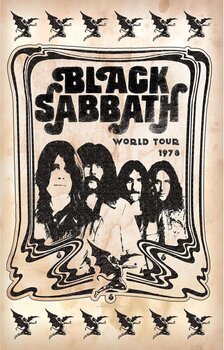 Flag / Poster Black Sabbath World Tour 1978 Textile Poster - 1