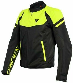 Textile Jacket Dainese Bora Air Tex Black/Fluo Yellow 48 Textile Jacket - 1