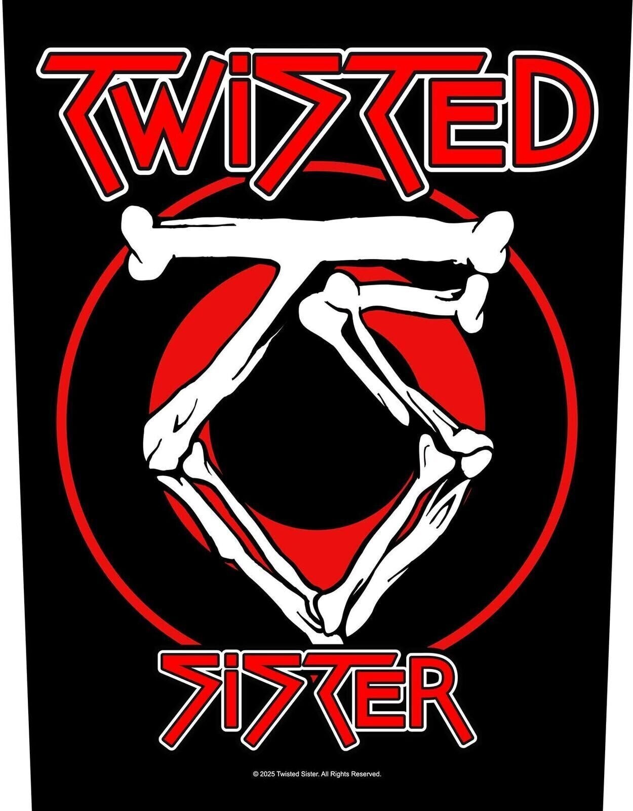 Patch / Badge Twisted Sister Circular Logo