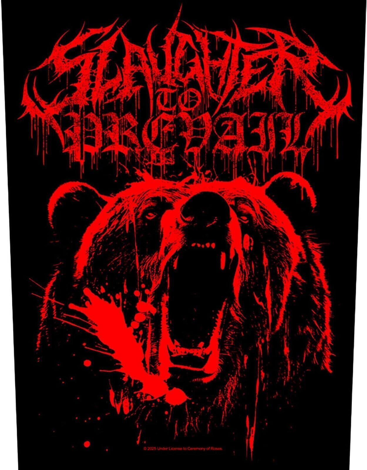 Nášivka / Odznak Slaughter To Prevail Grizzly