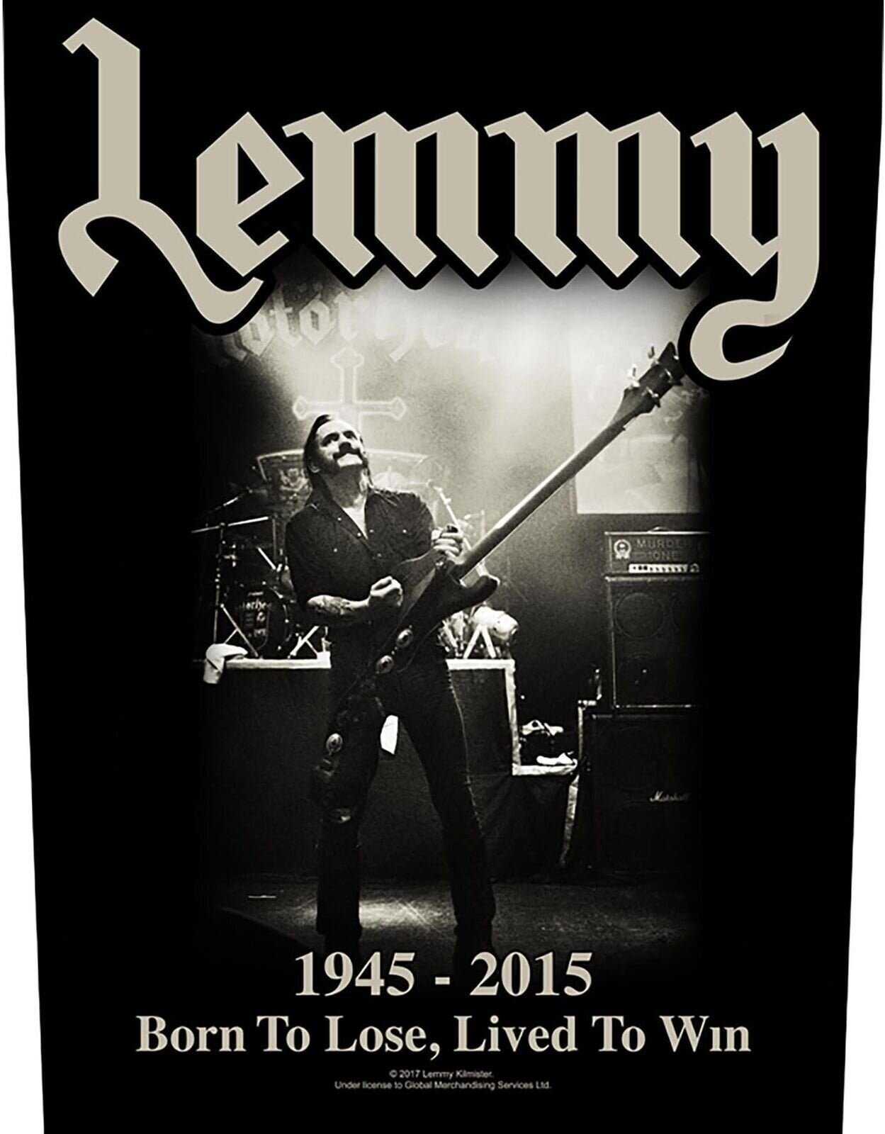Nášivka / Odznak Lemmy Kilmister Lived To Win