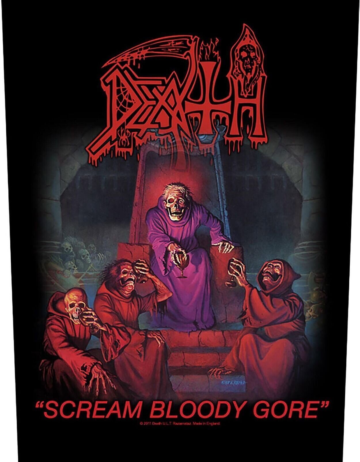 Patch / Badge Death Scream Bloody Gore