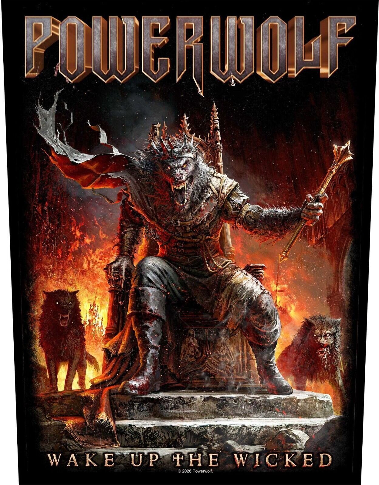 Plaaster / märk Powerwolf Wake Up The Wicked