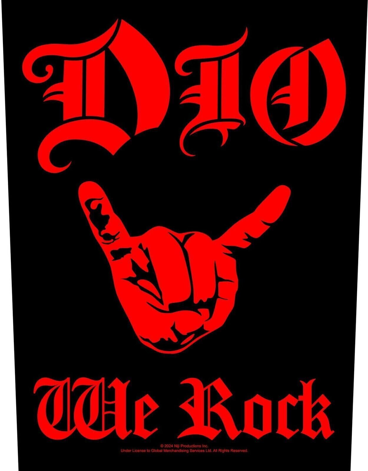 Patch / Badge Dio We Rock