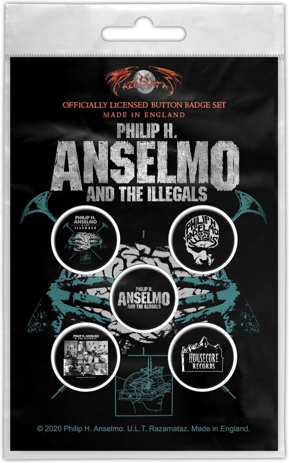 Nášivka / Odznak Philip H. Anselmo & The Illegals - Brain