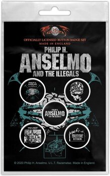 Nášivka / Odznak Philip H. Anselmo & The Illegals - Brain - 1