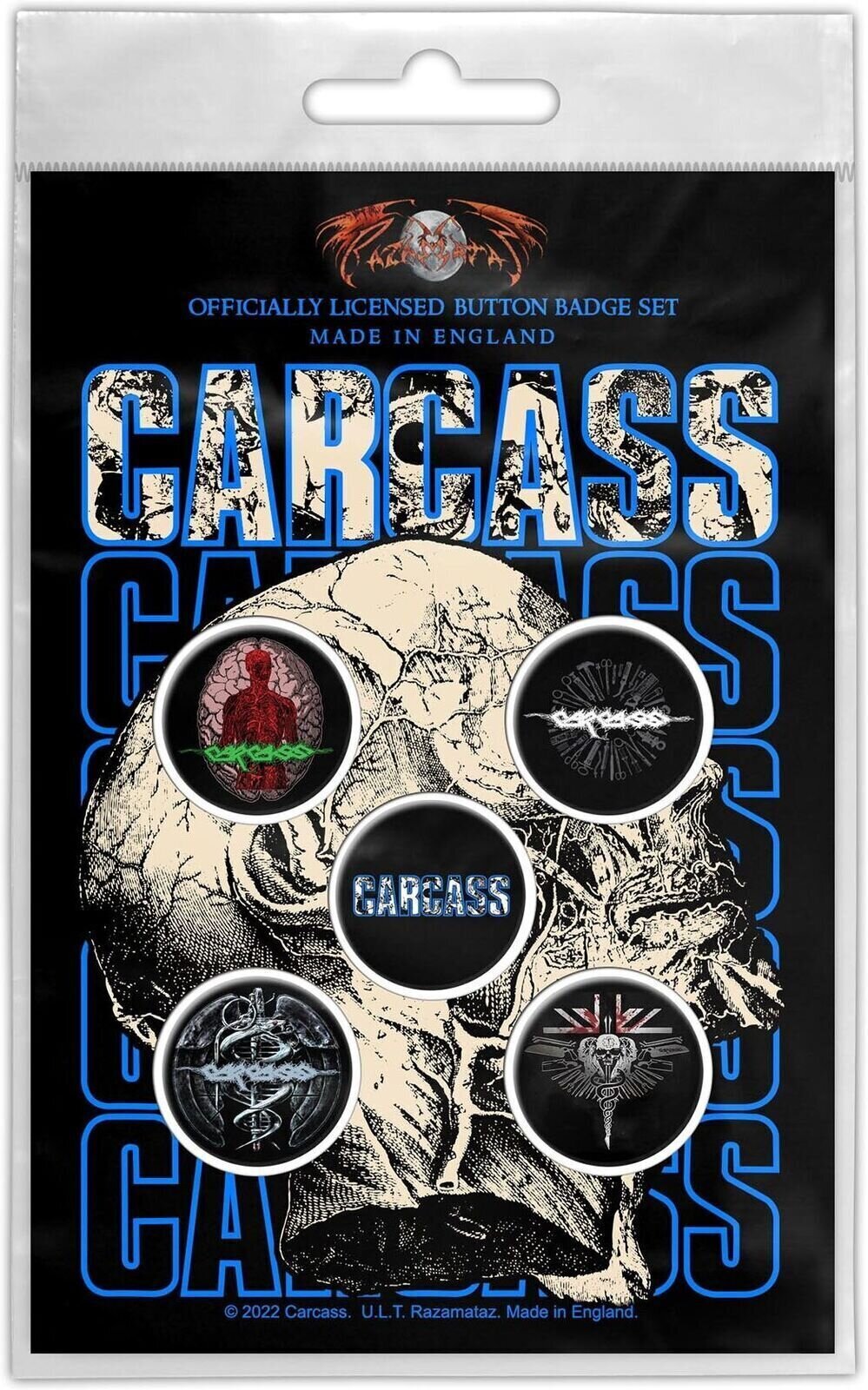 Patch / Badge Carcass Necro Head