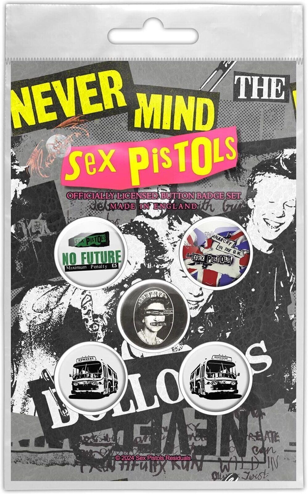 Patch / Badge Sex Pistols Never Mind The Bollocks