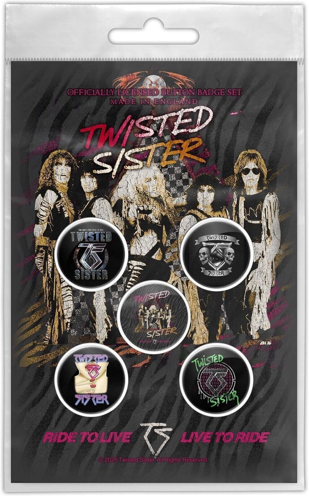 Patch / Badge Twisted Sister Ride To Live