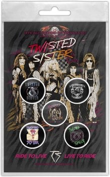 Patch / Badge Twisted Sister Ride To Live - 1