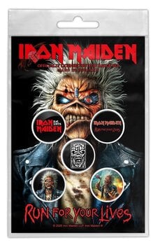 Patch / Badge Iron Maiden Run For Your Lives - 1