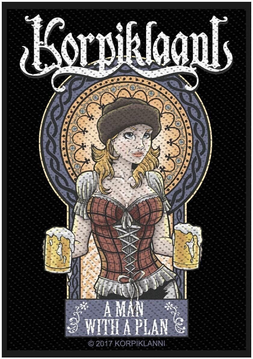 Patch / Badge Korpiklaani A Man With A Plan