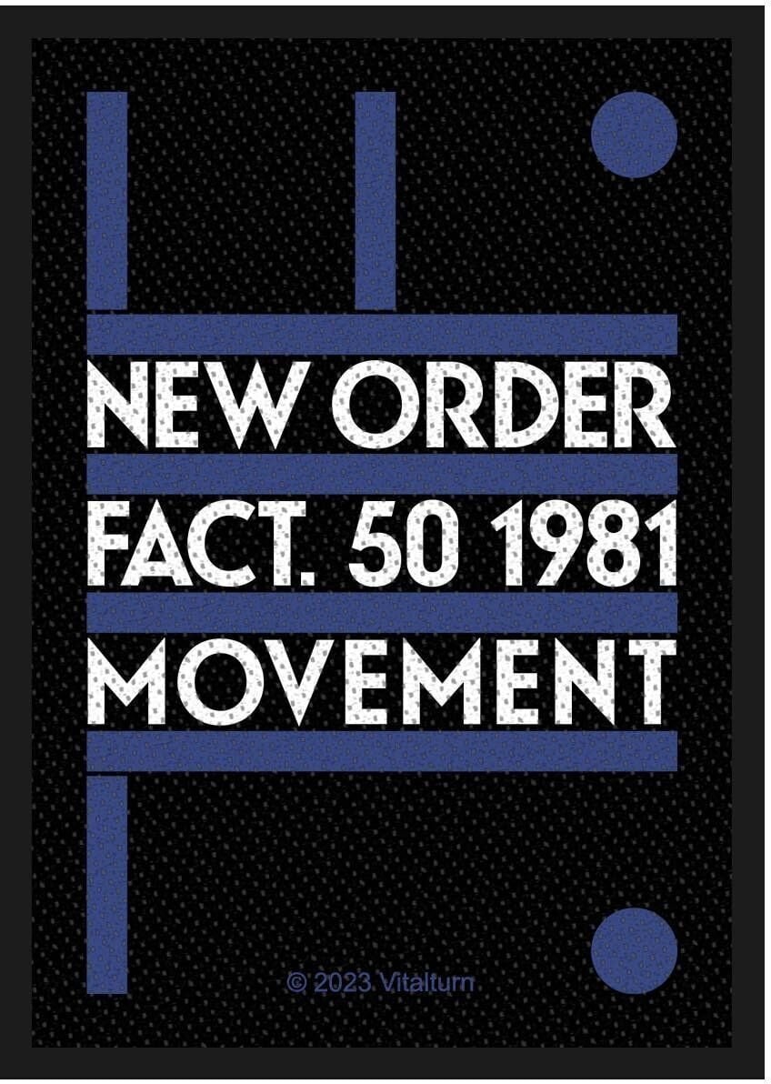 Patch / Badge New Order Fact 50