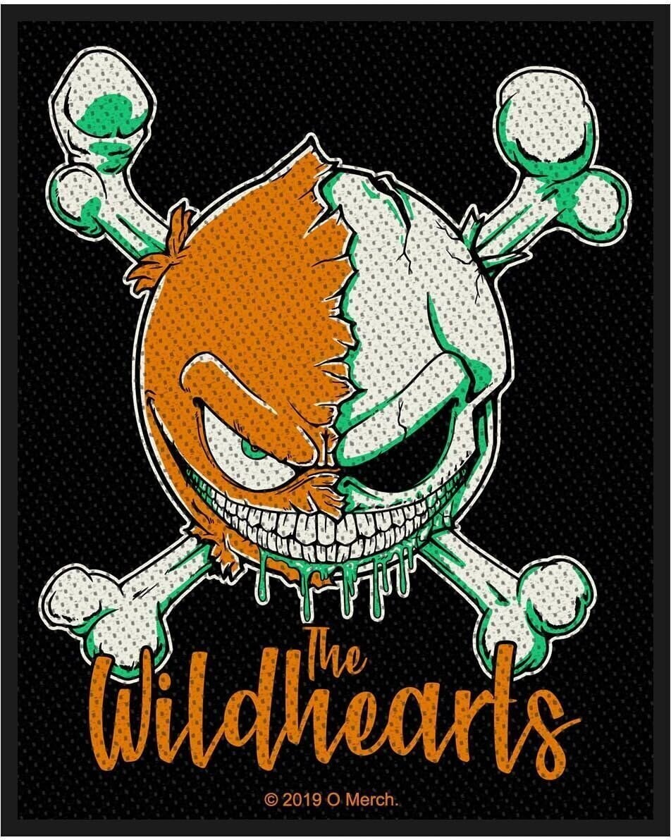 Nášivka / Odznak The Wildhearts Green Skull