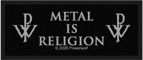 Oznaka / značka Powerwolf Metal Is Religion - 1