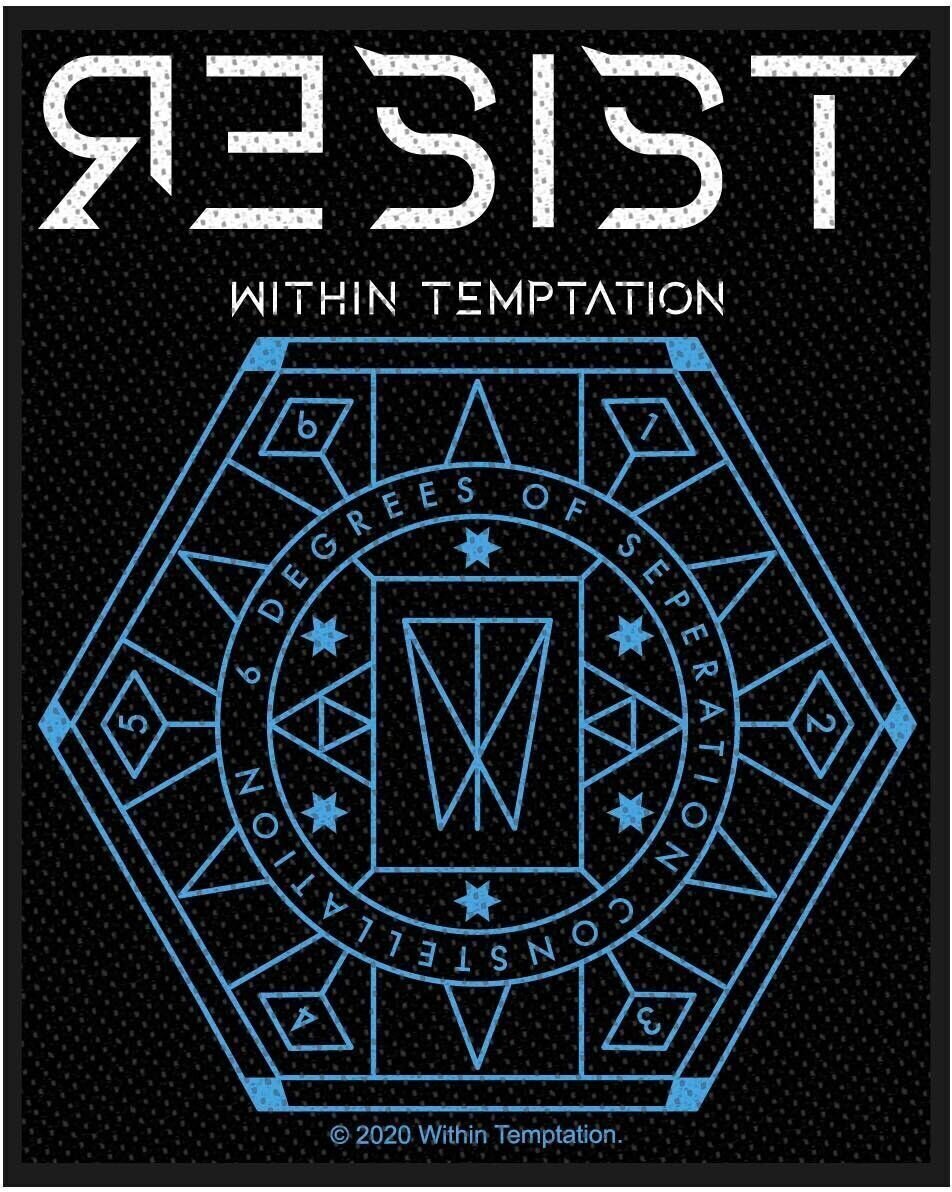 Oznaka / značka Within Temptation Resist Hexagon
