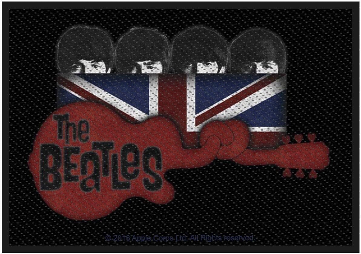 Нашивка / Значок The Beatles Union Jack Guitar