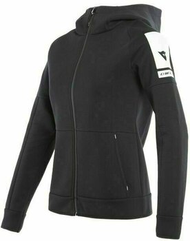 Sweater Dainese Full-Zip Hoodie Lady Black S - 1