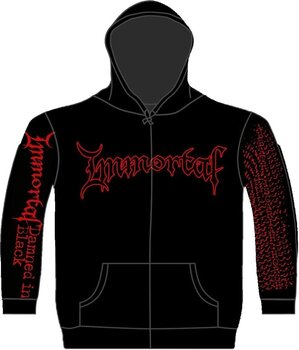 Majica Immortal Damned In Black Black 2XL Majica - 1