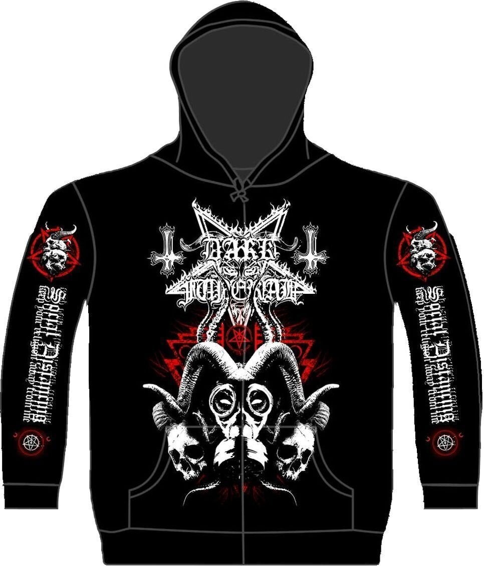 Majica Dark Funeral Social Distancing Black 2XL Majica